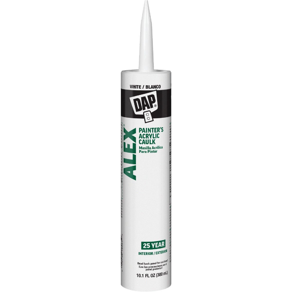 Dap Alex 10.1 Oz. White Painter's Acrylic Latex Caulk Dap Alex 10.1 Oz. White Painter's Acrylic Latex Caulk