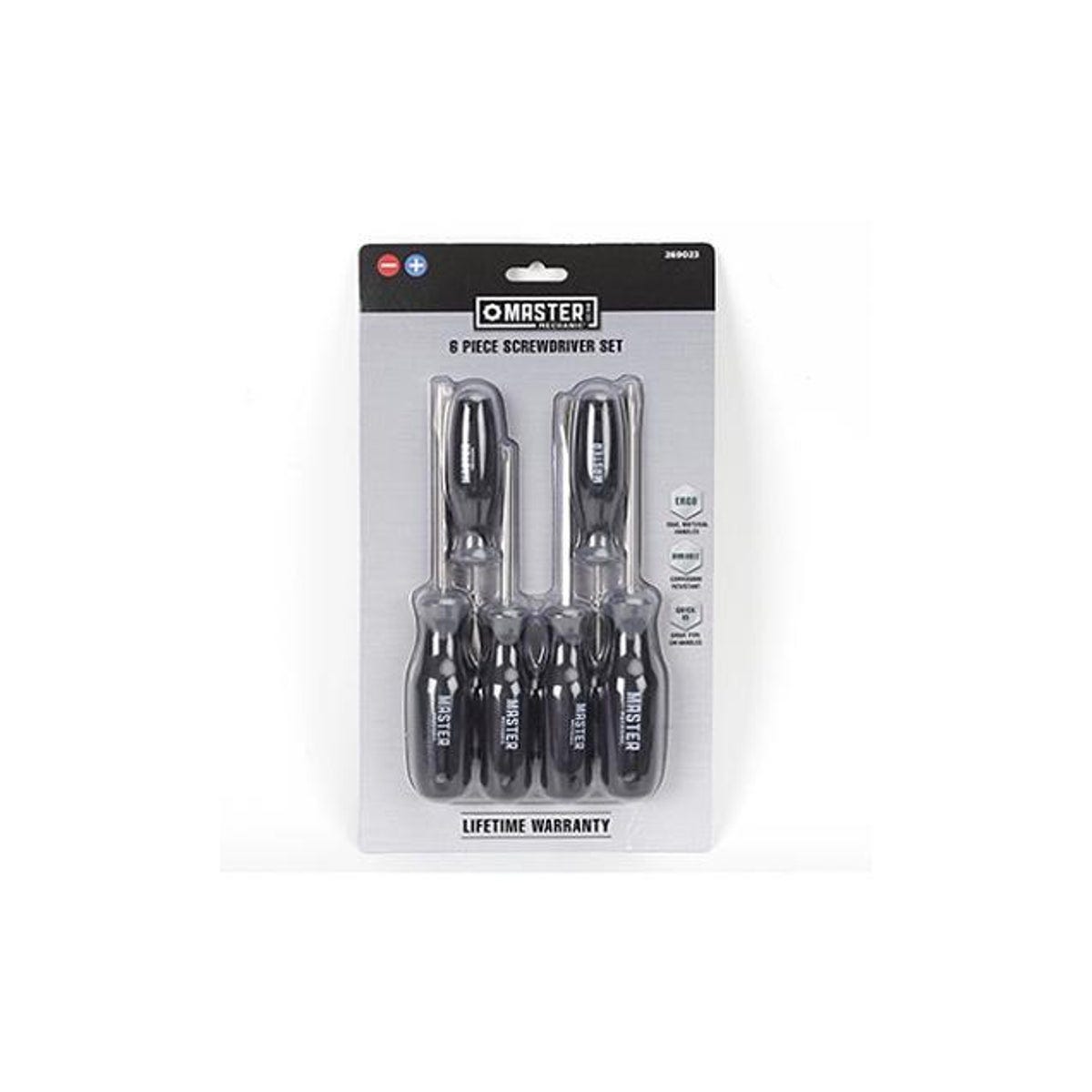 Master Mechanic Screwdriver Set (6-Piece)