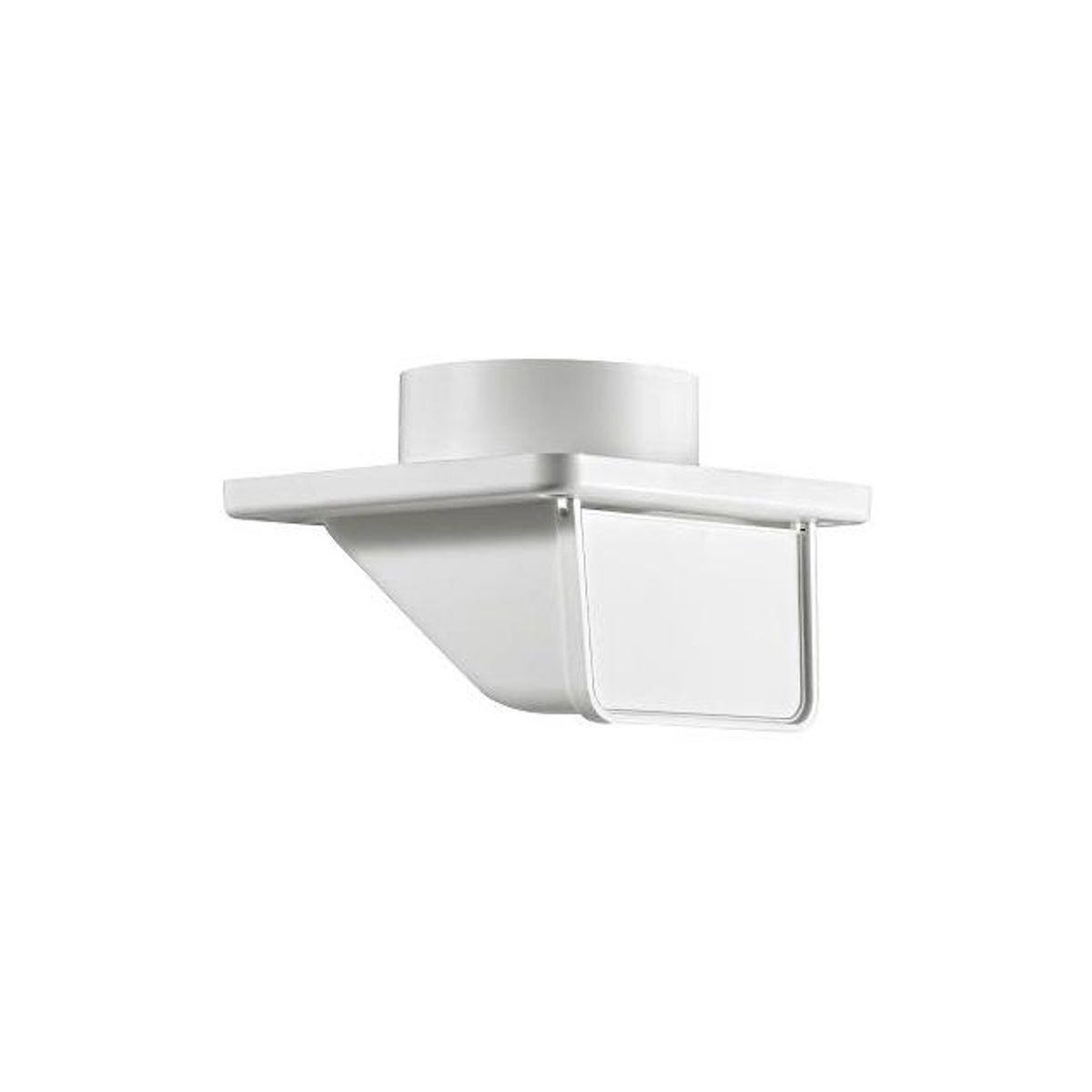Lambro 4 In. White Plastic Soffit Exhaust Vent