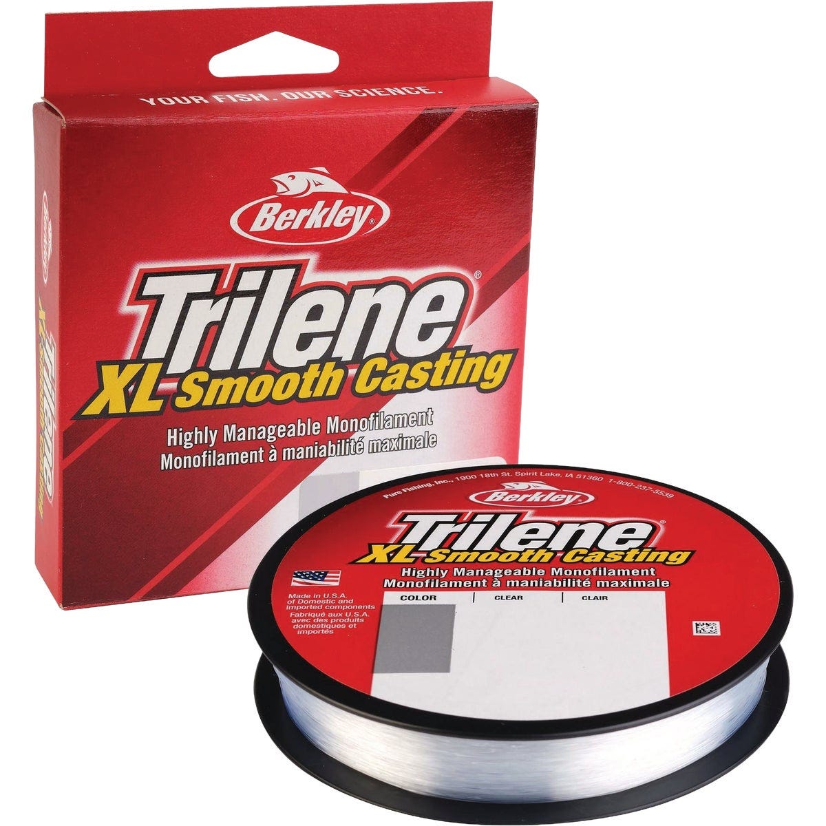 Berkley Trilene XL 12 Lb. 110 Yd. Clear Fishing Line Berkley Trilene XL 12 Lb. 110 Yd. Clear Fishing Line
