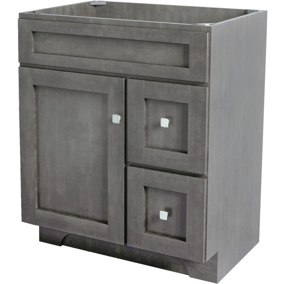 CraftMark St. Paul Designer Gray Stained 30 In. W x 34 In. H x 21 In. D ...