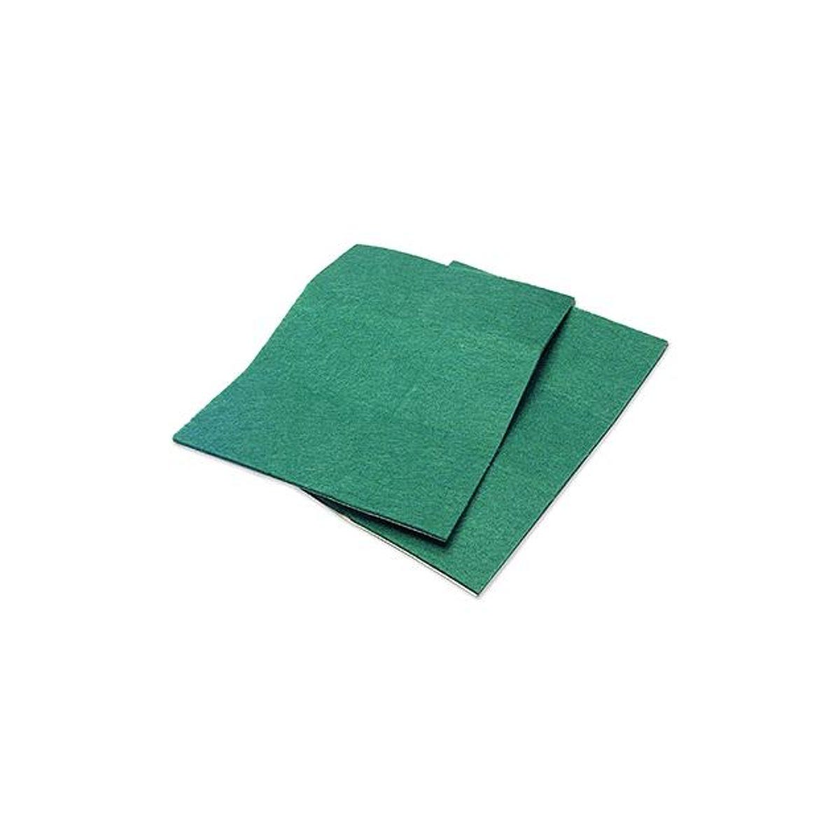 TruGuard 4.25 x 6 In. Self-Adhesive Green Felt Pad Sheets (2-Pack)