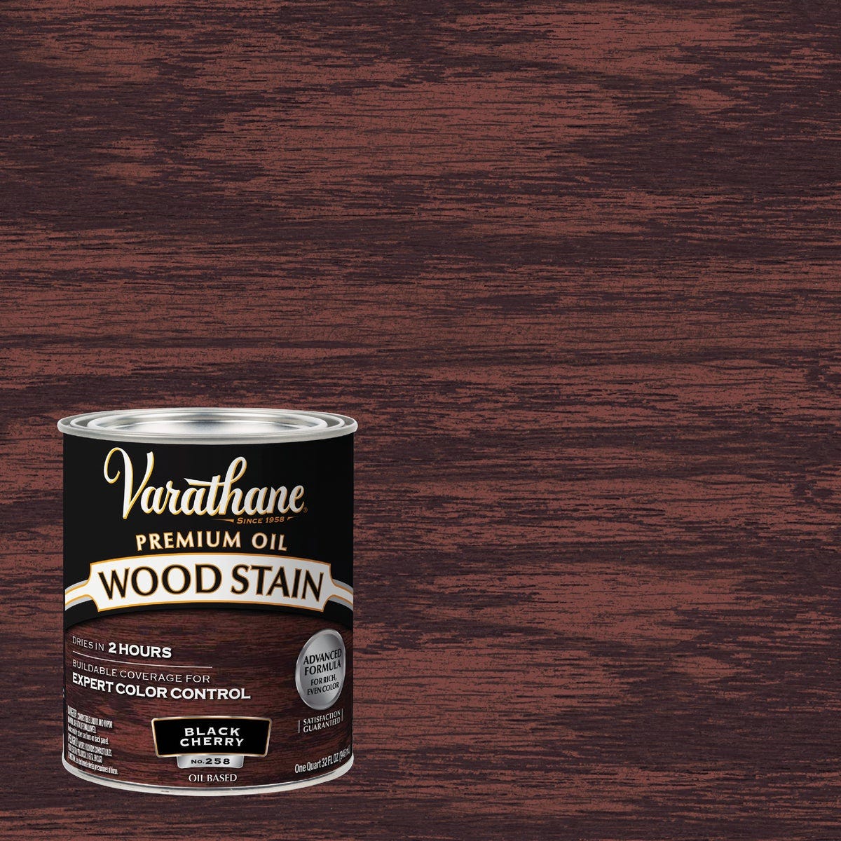 Varathane Premium Oil-Based Interior Wood Stain, Black Cherry, 1 Qt. Varathane Premium Oil-Based Interior Wood Stain, Black Cherry, 1 Qt.