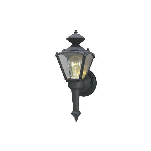 Westinghouse 100W Black w/Clear Glass Coach Lantern Outdoor Wall Fixture Westinghouse 100W Black w/Clear Glass Coach Lantern Outdoor Wall Fixture