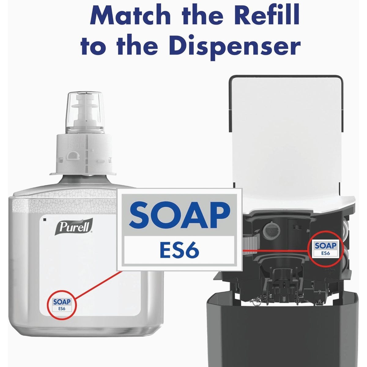 PURELL ES6 1200mL Automatic Hand Soap Dispenser, Graphite - photo 6