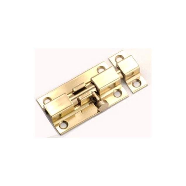 Belwith 3 In. Brass Door Barrel Bolt