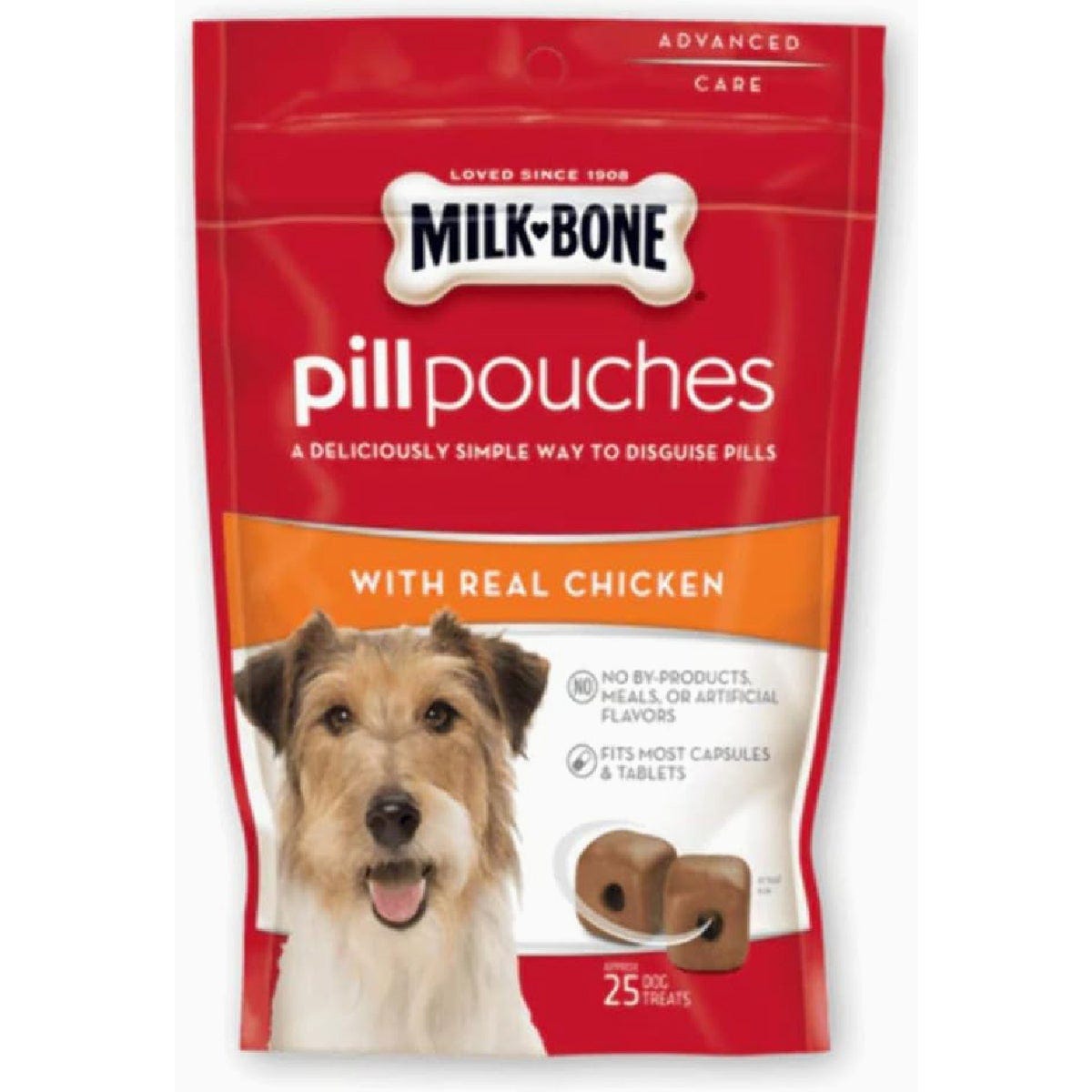 Milk-Bone Chicken Pill Pouch Dog Treat, 6 Oz. Milk-Bone Chicken Pill Pouch Dog Treat, 6 Oz.