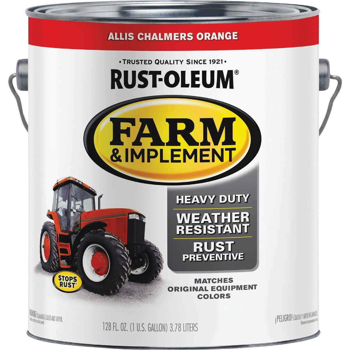 Rust-Oleum 1 Gallon Allis Chalmers Orange Gloss Farm & Implement Enamel - photo 2