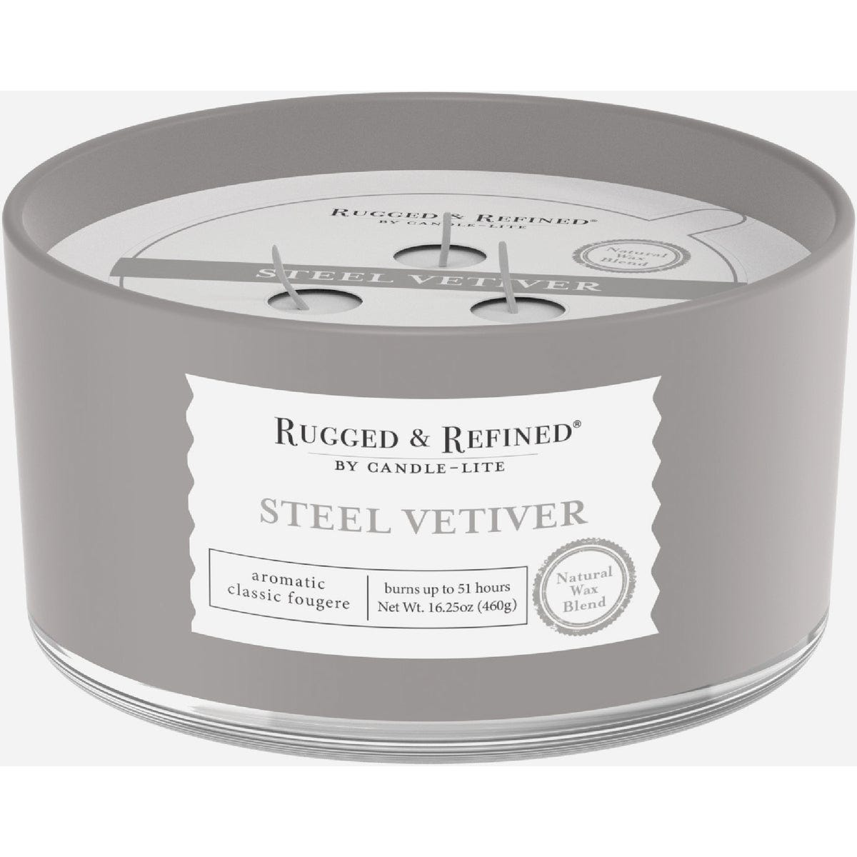 Rugged & Refined 16.25 Oz. Steel Vetiver Candle