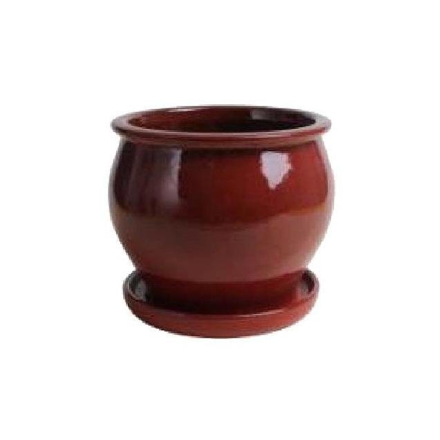 Trendspot 8 In. Red Ceramic Studio Planter Trendspot 8 In. Red Ceramic Studio Planter