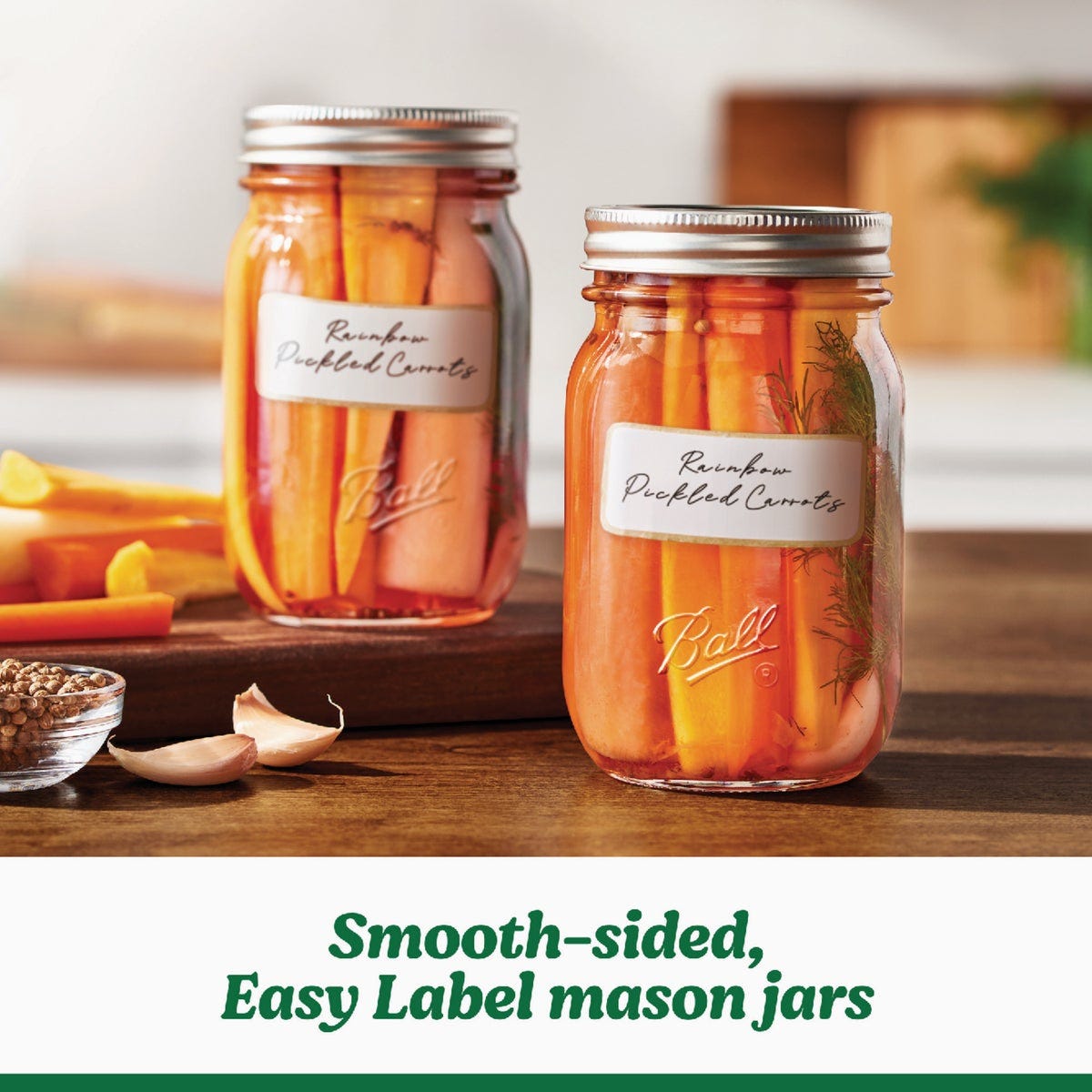 Ball 1 Pt. Easy-Label Regular Mouth Smooth-Sided Mason Jar (12-Count) - photo 3 Ball 1 Pt. Easy-Label Regular Mouth Smooth-Sided Mason Jar (12-Count) - photo 3