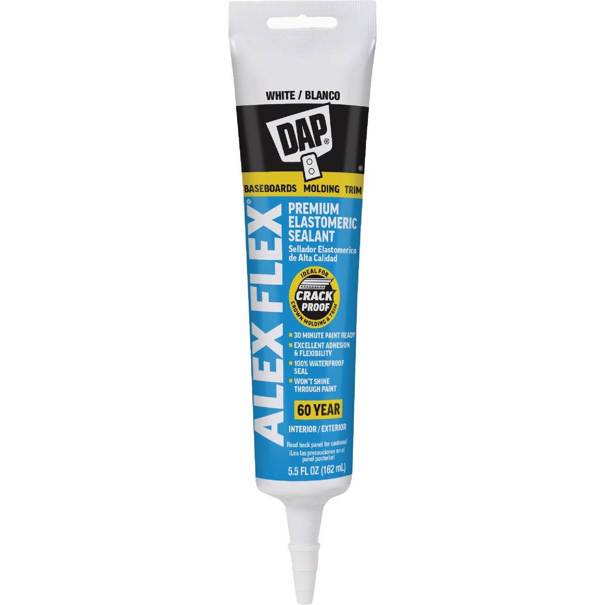 Dap Alex Flex 5.5 Oz. Premium Molding & Trim Acrylic Latex