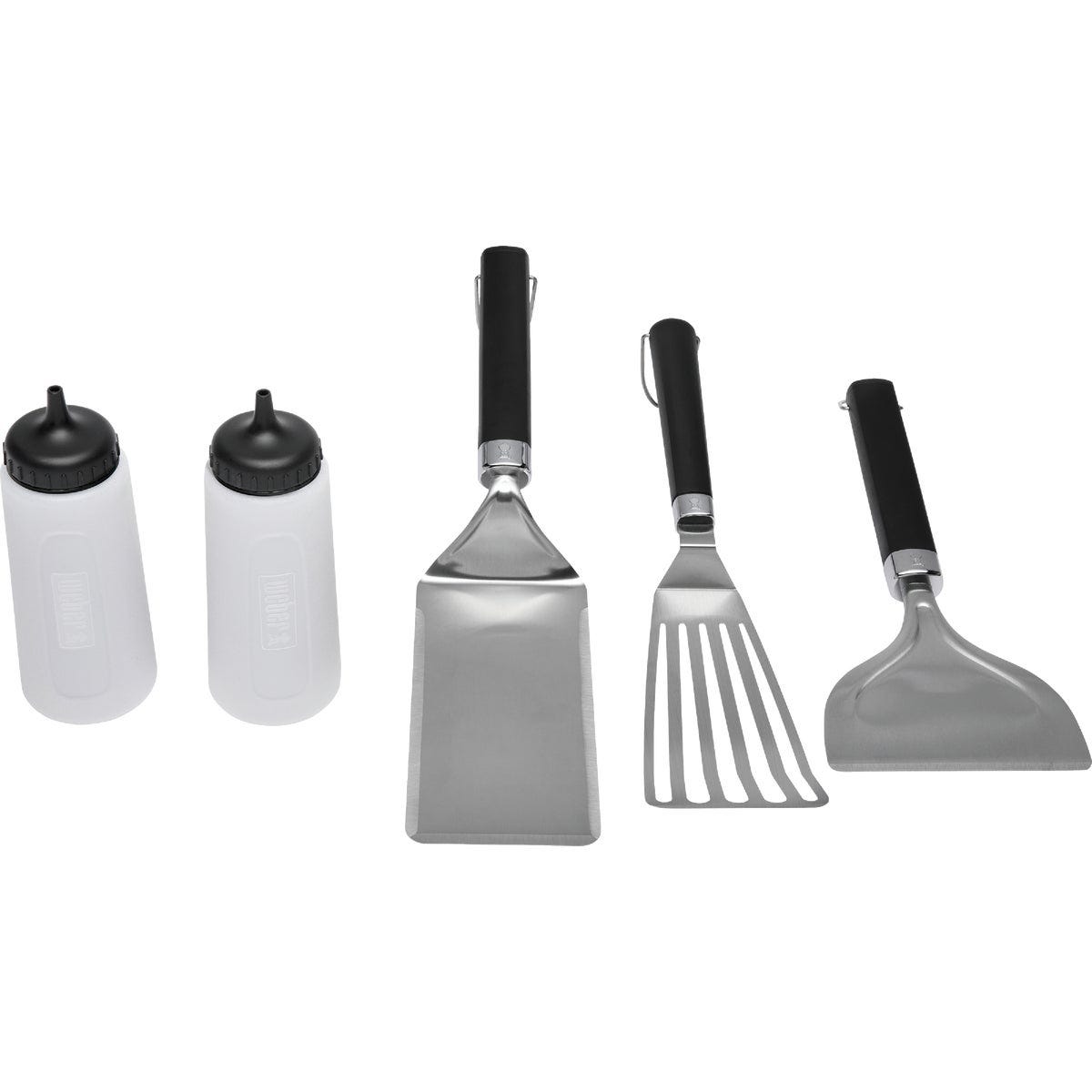 Weber 5-Piece Flat Top Griddle Tool Set Weber 5-Piece Flat Top Griddle Tool Set