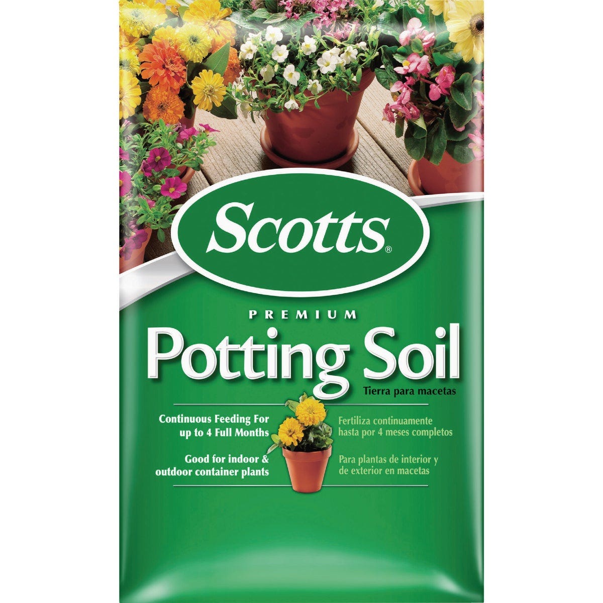 Scotts 1 Cu. Ft. Premium Potting Soil with Fertilizer Scotts 1 Cu. Ft. Premium Potting Soil with Fertilizer