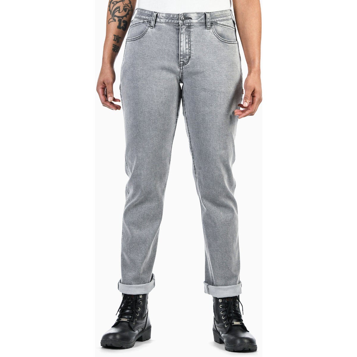 Dovetail Workwear Women's 4x30 Magnet Grey Shop Pant