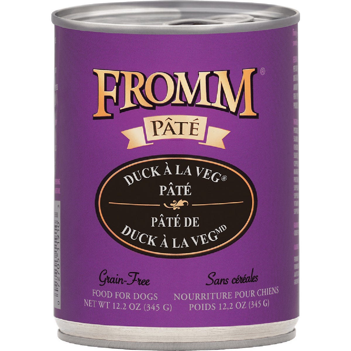Fromm Pate Duck A La Veg Pate Wet Dog Food, 12.2 Oz. - photo 2