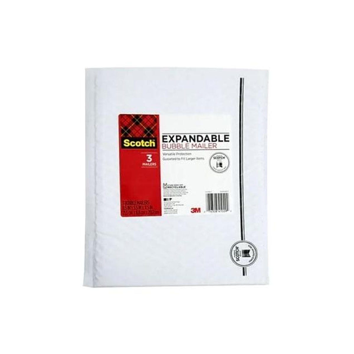 Scotch 8.5 In. x 11.5 In. Expandable Bubble Mailer
