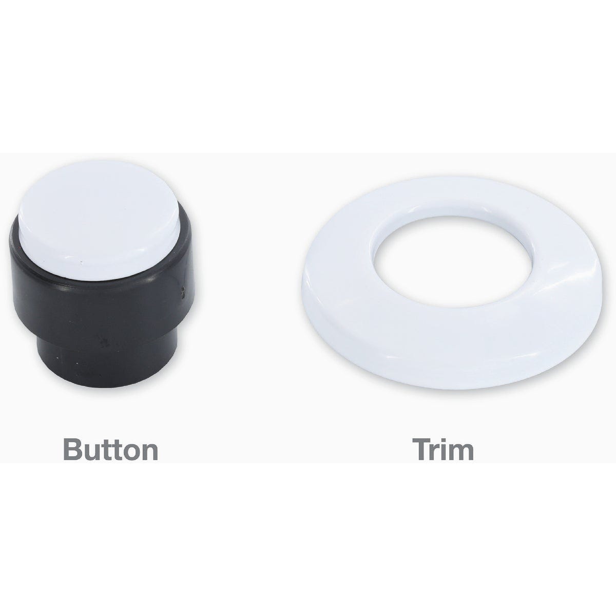 Danco Top Mount Air Switch for Garbage Disposals with White Button - photo 3