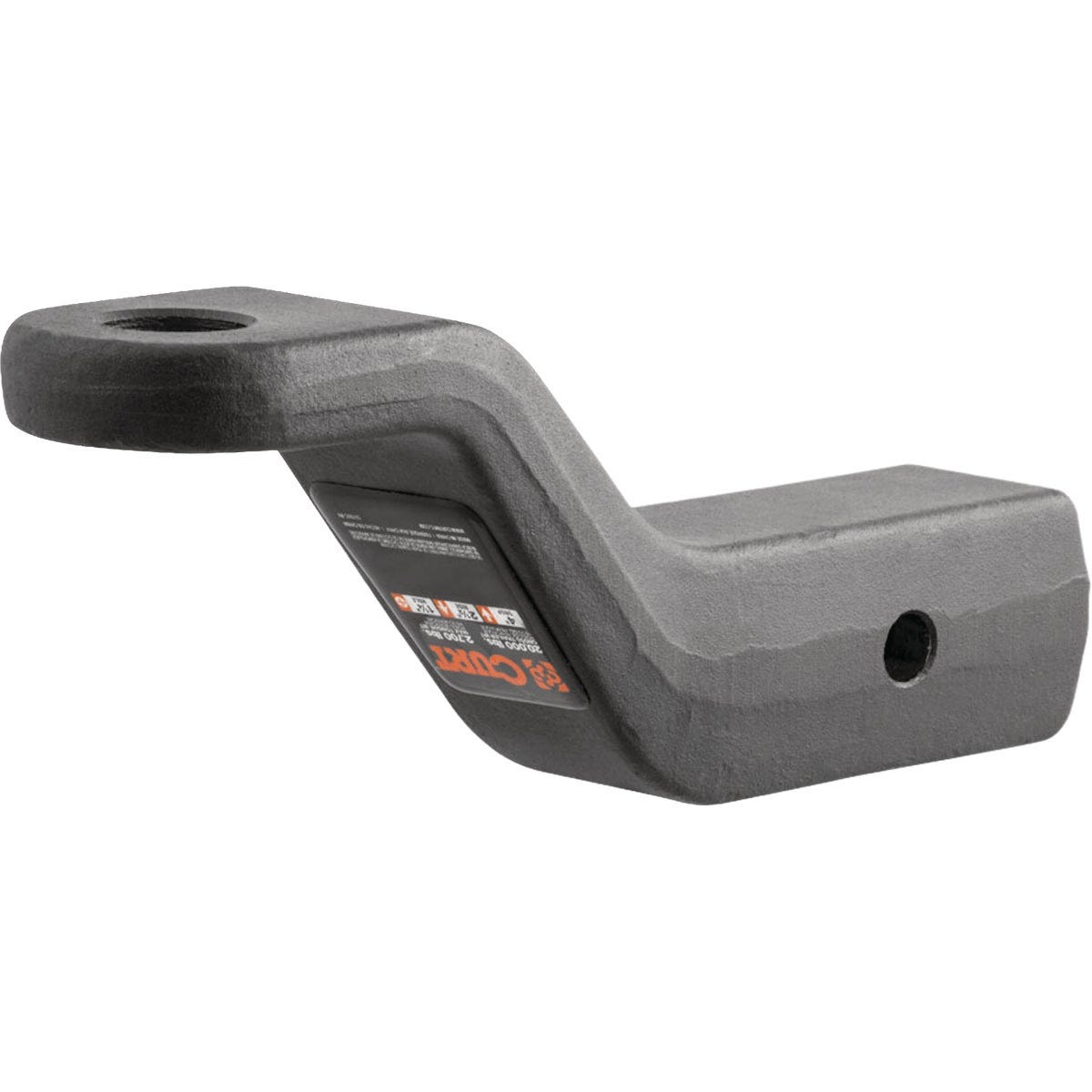 CURT 20000 Lb. 4 In. Drop 2-1/2 In. Rise 1-1/4 In Hole Commercial-Duty Trailer Hitch Ball Mount fits 2-1/2 In. Receiver - photo 2
