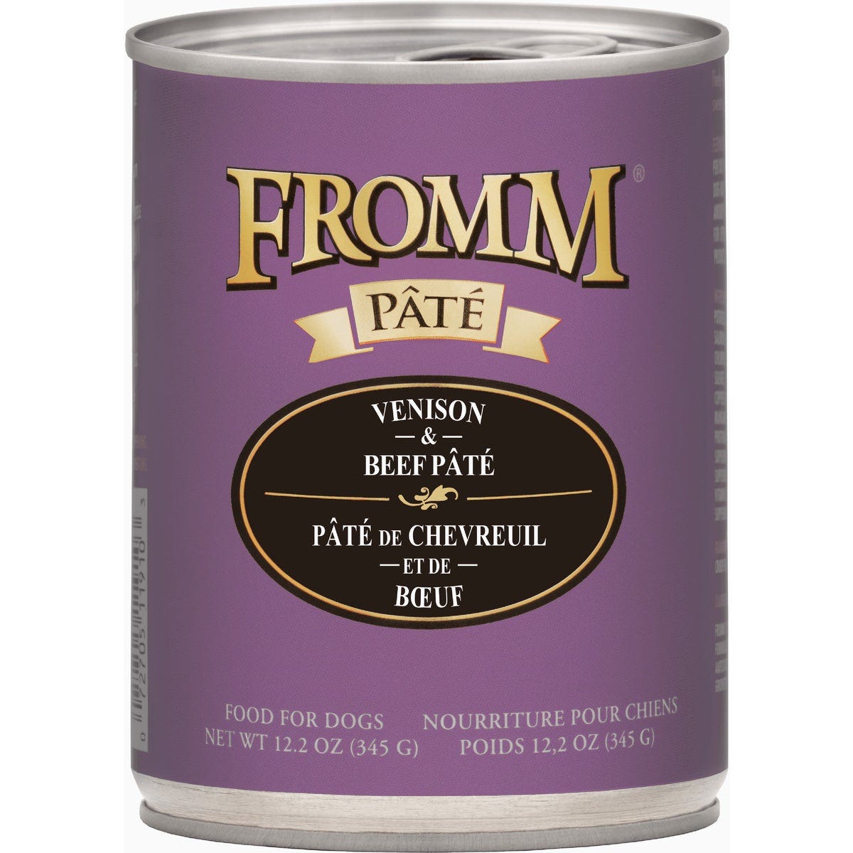 Fromm Pate Venison & Beef Pate Wet Dog Food, 12.2 Oz. - photo 2