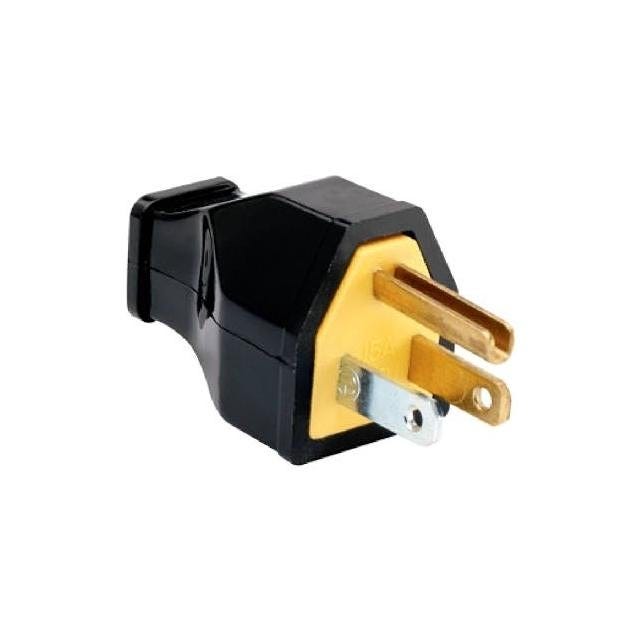 Legrand Pass & Seymour 15A Black Residential High-Impact Thermoplastic Construction Plug Legrand Pass & Seymour 15A Black Residential High-Impact Thermoplastic Construction Plug