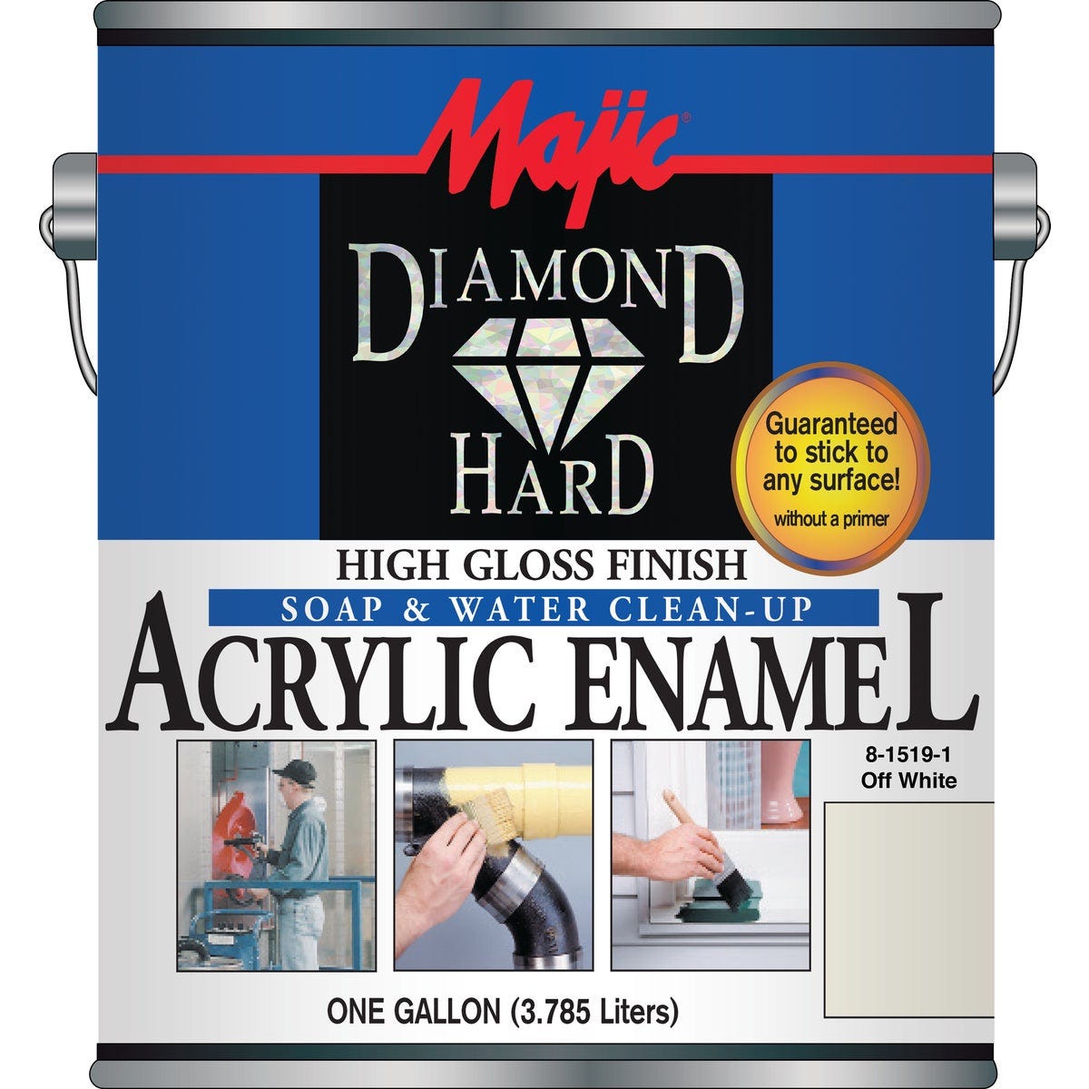 Majic Diamond Hard Acrylic Enamel, Off White, 1 Gal. - photo 2 Majic Diamond Hard Acrylic Enamel, Off White, 1 Gal. - photo 2