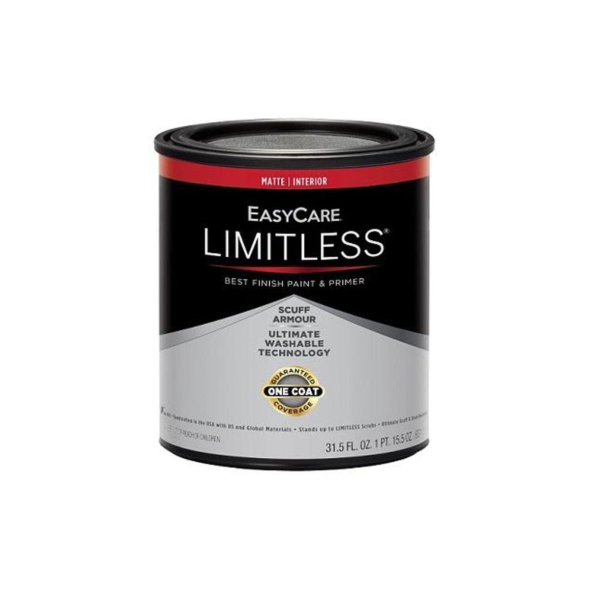 EasyCare Limitless 1 Qt. Neutral Base Matte Acrylic Latex Interior Paint & Primer