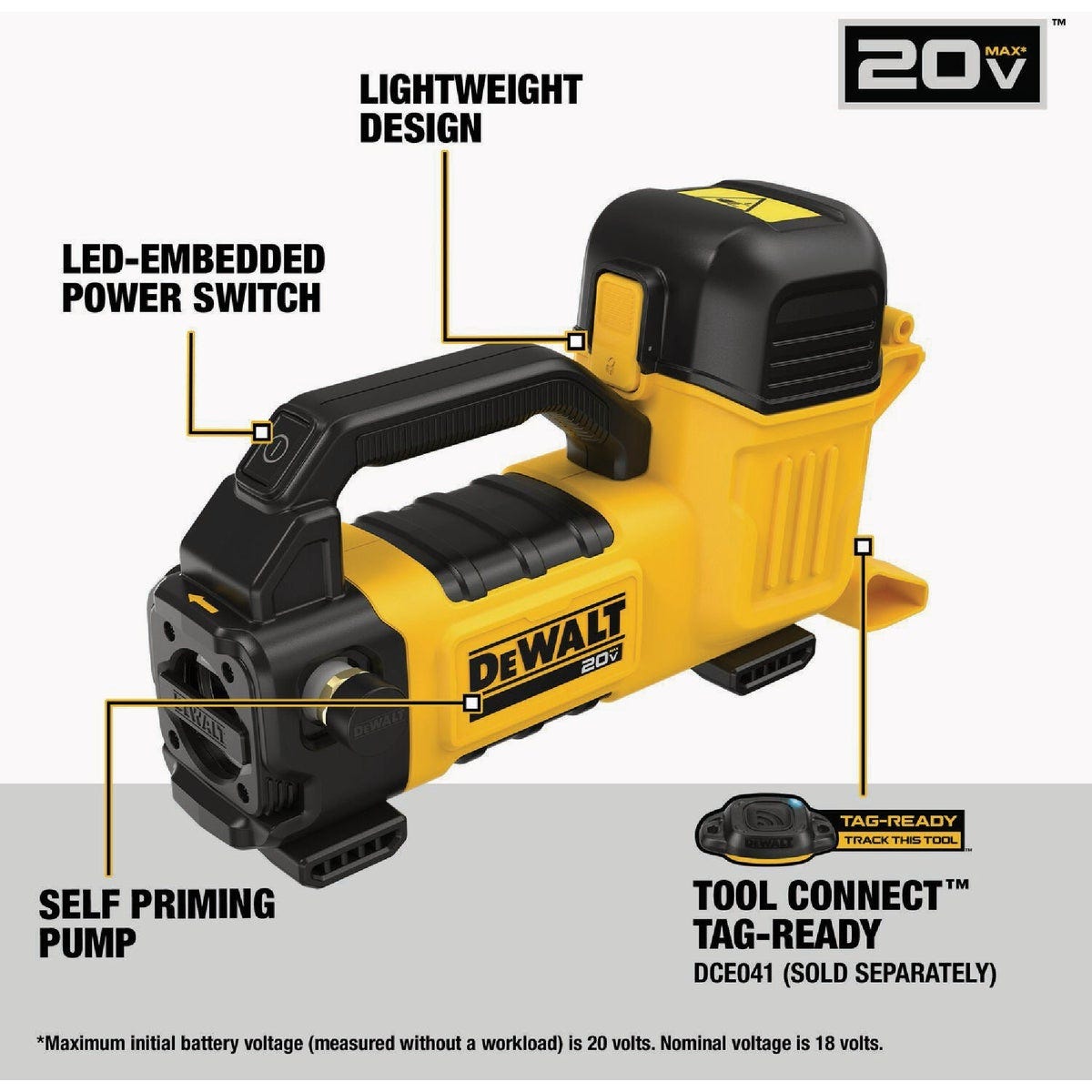 DEWALT 20V MAX Transfer Pump (Tool Only) - photo 2 DEWALT 20V MAX Transfer Pump (Tool Only) - photo 2