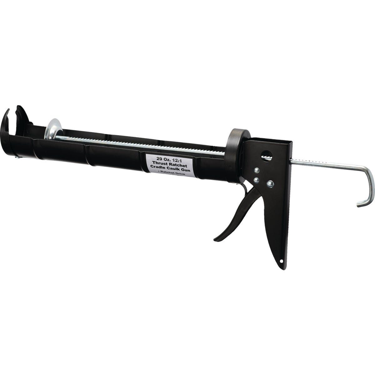 29 Oz. 12:1 Thrust Ratchet Cradle Caulk Gun 29 Oz. 12:1 Thrust Ratchet Cradle Caulk Gun