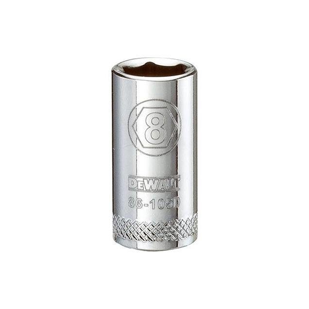 DeWalt 1/4 In. Drive 8mm 6-Point Shallow Metric Socket DeWalt 1/4 In. Drive 8mm 6-Point Shallow Metric Socket