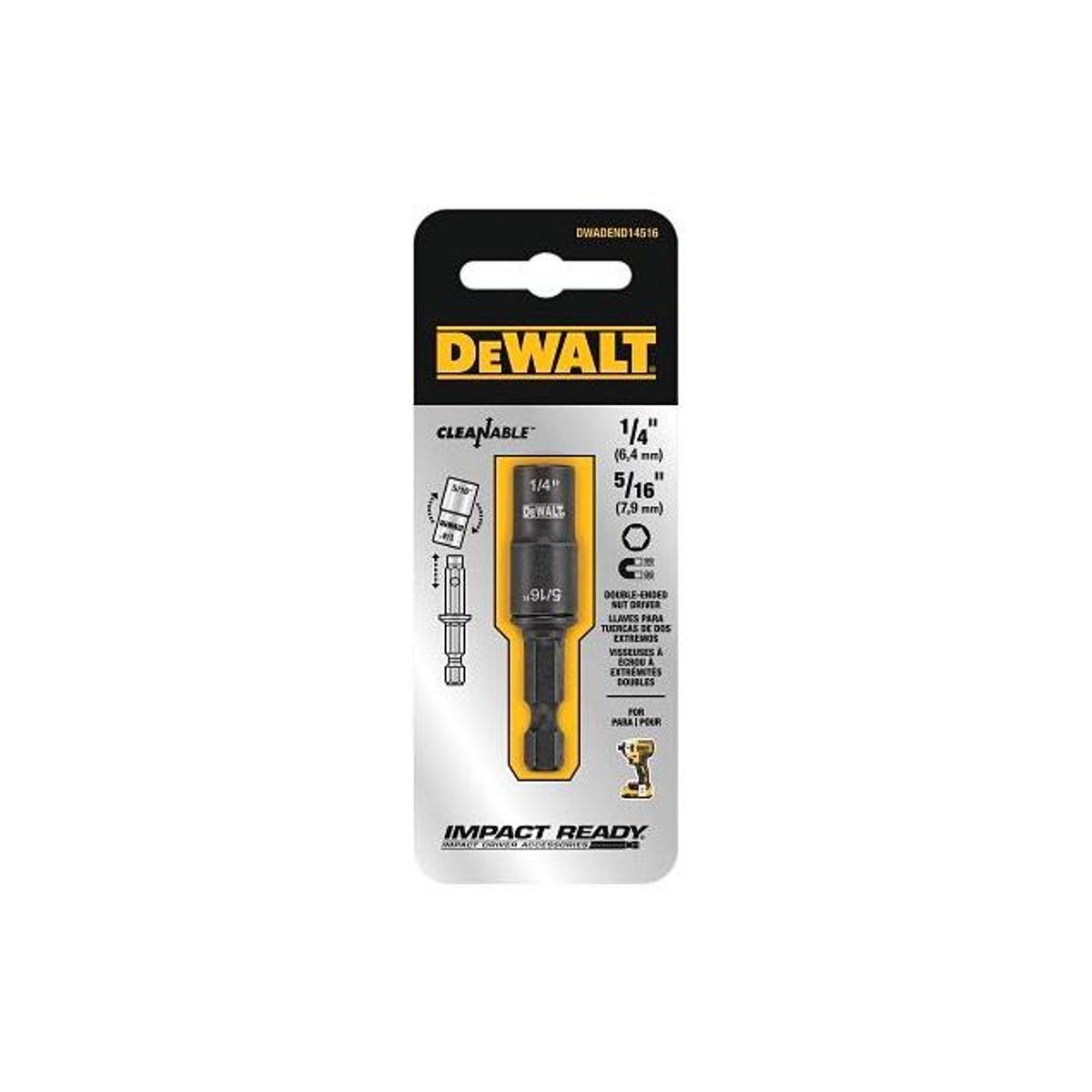 DeWalt 1/4 & 5/16 In. Impact Ready Double-Ended Nut Driver DeWalt 1/4 & 5/16 In. Impact Ready Double-Ended Nut Driver