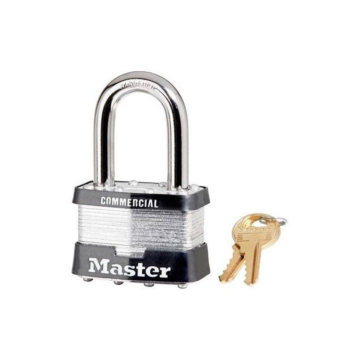 Master Lock 2 In. Laminated Keyed Padlock with 1.5 In. Long Shackle