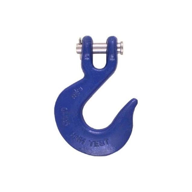 National Hardware 3/8 In. Blue Clevis Slip Hook with Latch