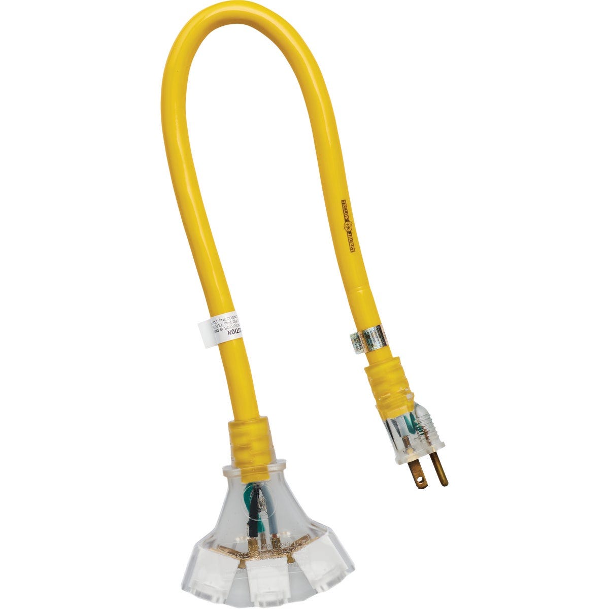 Yellow Jacket 2 Ft. 12/3 Contractor Grade Power Block Extension Cord - photo 2 Yellow Jacket 2 Ft. 12/3 Contractor Grade Power Block Extension Cord - photo 2