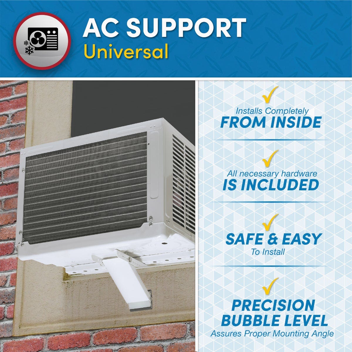 Frost King Heavy-Duty 160 Lb. Load Rating Air Conditioner Support - photo 6