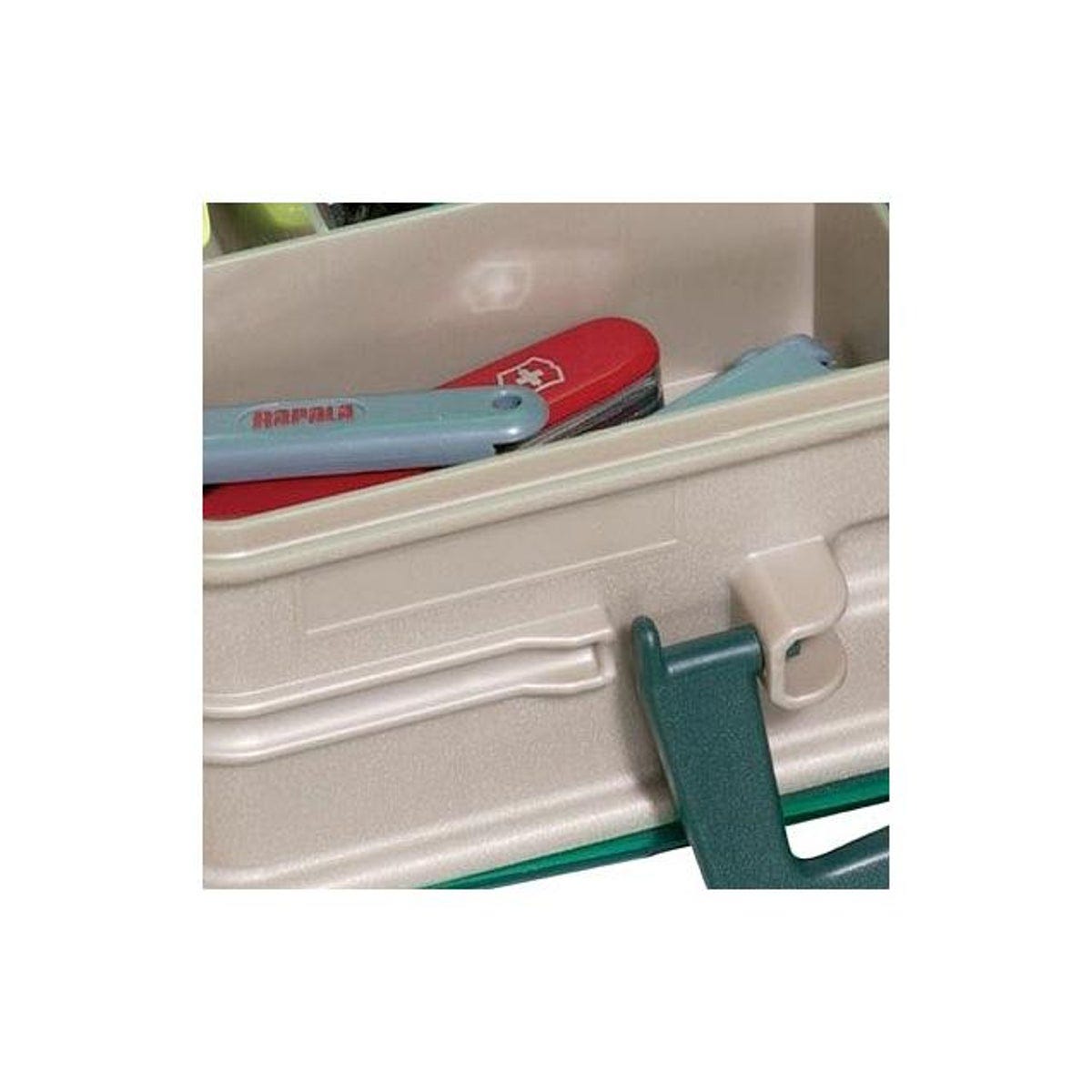 Big Rock Sports 20-Compartment Sandstone/Green Satchel-Style Tackle Box - photo 2