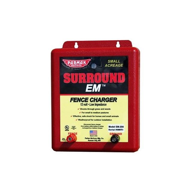 Parmak 12V 5-Mile Surround EM Low Impedance Electric Fence Charger