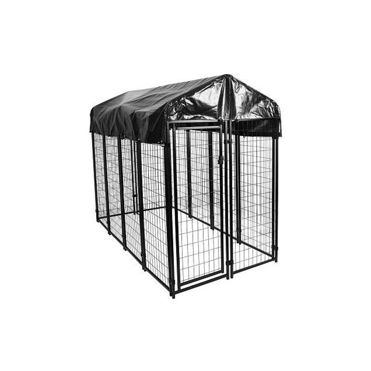 Pet Essentials 4 Ft. x 8 Ft. x 6 Ft. Welded Wire Dog Kennel