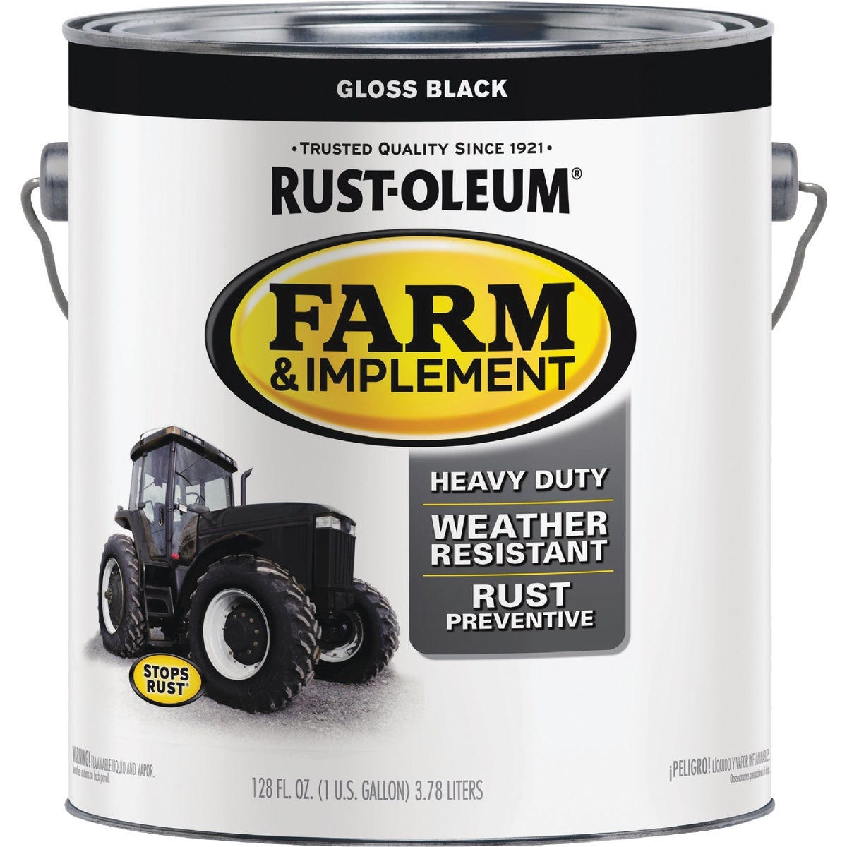 Rust-Oleum 1 Gallon Black Gloss Farm & Implement Enamel - photo 2