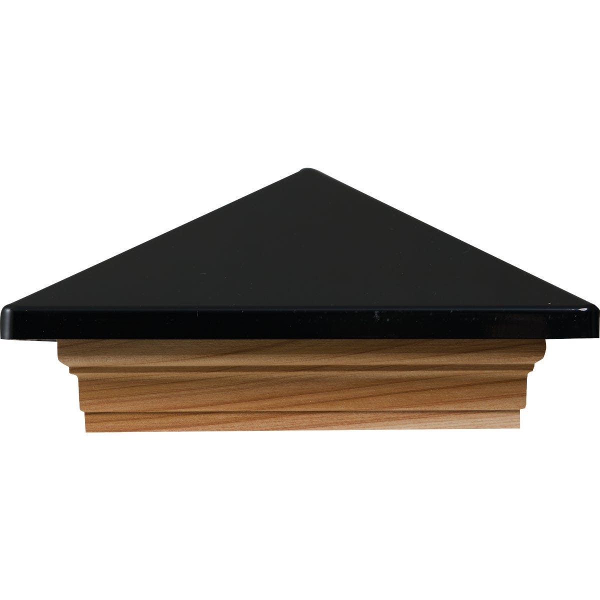 Deckorators 6 In. x 6 In. Plastic Top, Cedar Base Press-On Post Cap - photo 2
