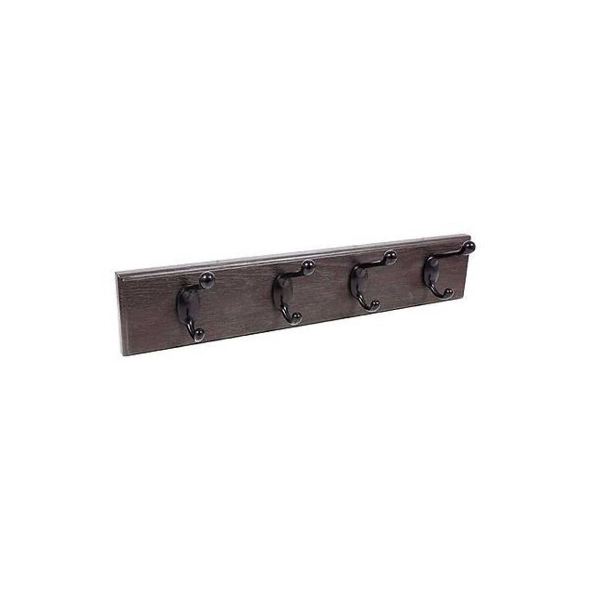 High & Mighty 18 In. Espresso/Oil Rubbed Bronze Hook Rack