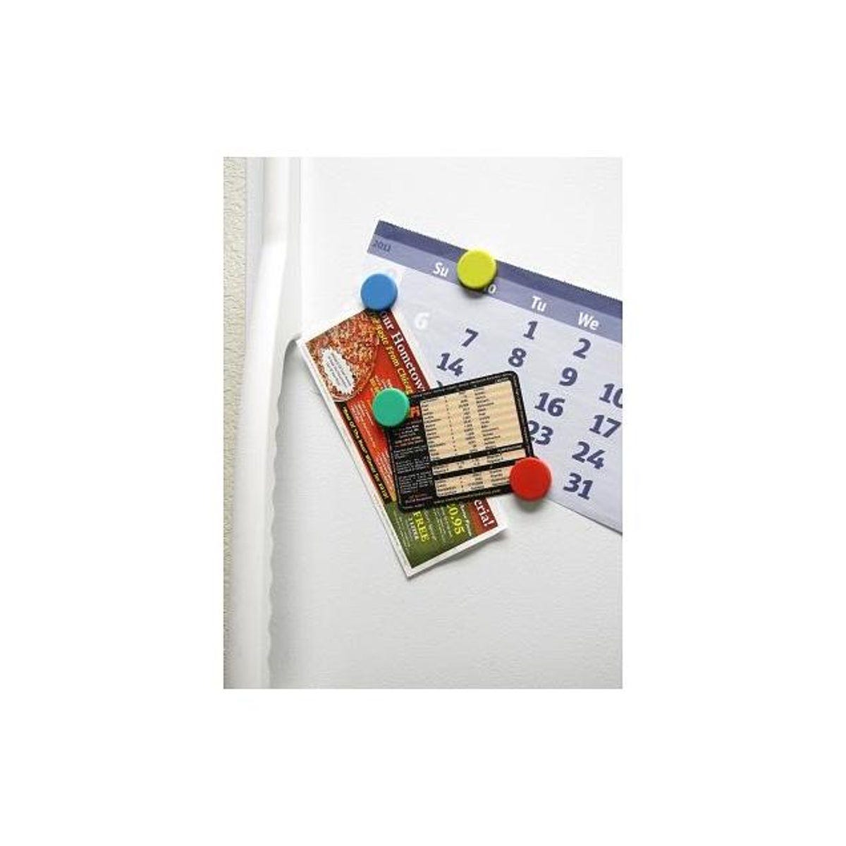 Magnet Source 1 In. Assorted Colors Rubber Disc Magnet - photo 4