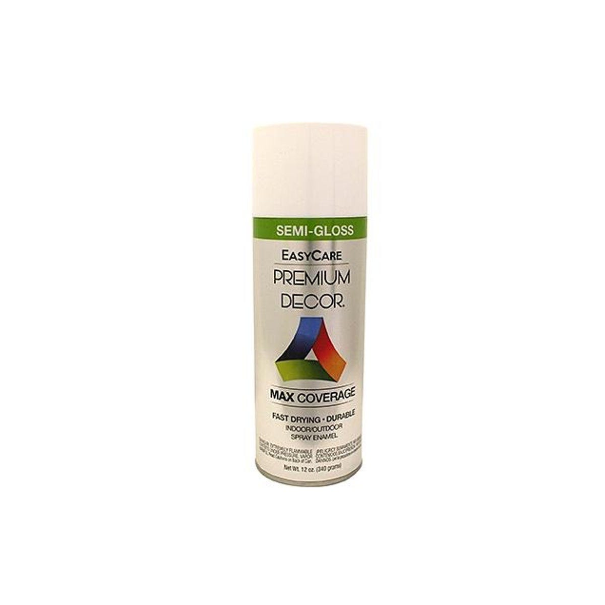 EasyCare Premium Decor 12 oz. Spray Paint, White Semi-Gloss EasyCare Premium Decor 12 oz. Spray Paint, White Semi-Gloss
