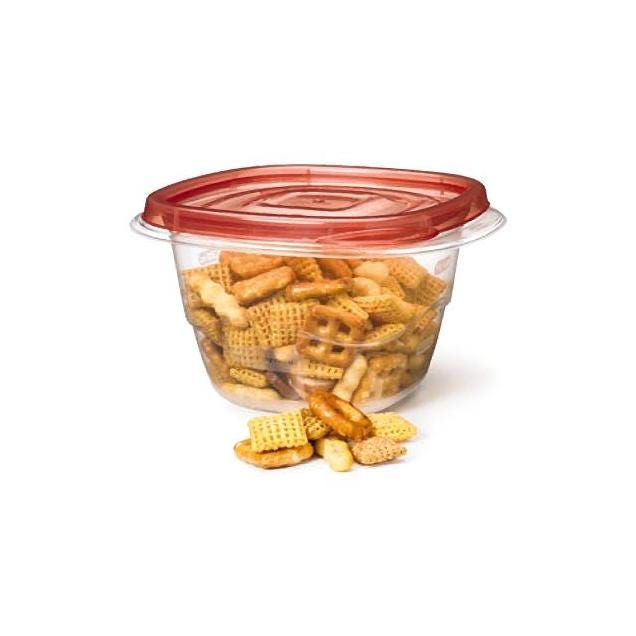 Rubbermaid TakeAlongs Mini Square Food Storage Containers, 2.1 Cup, 5-Pack)