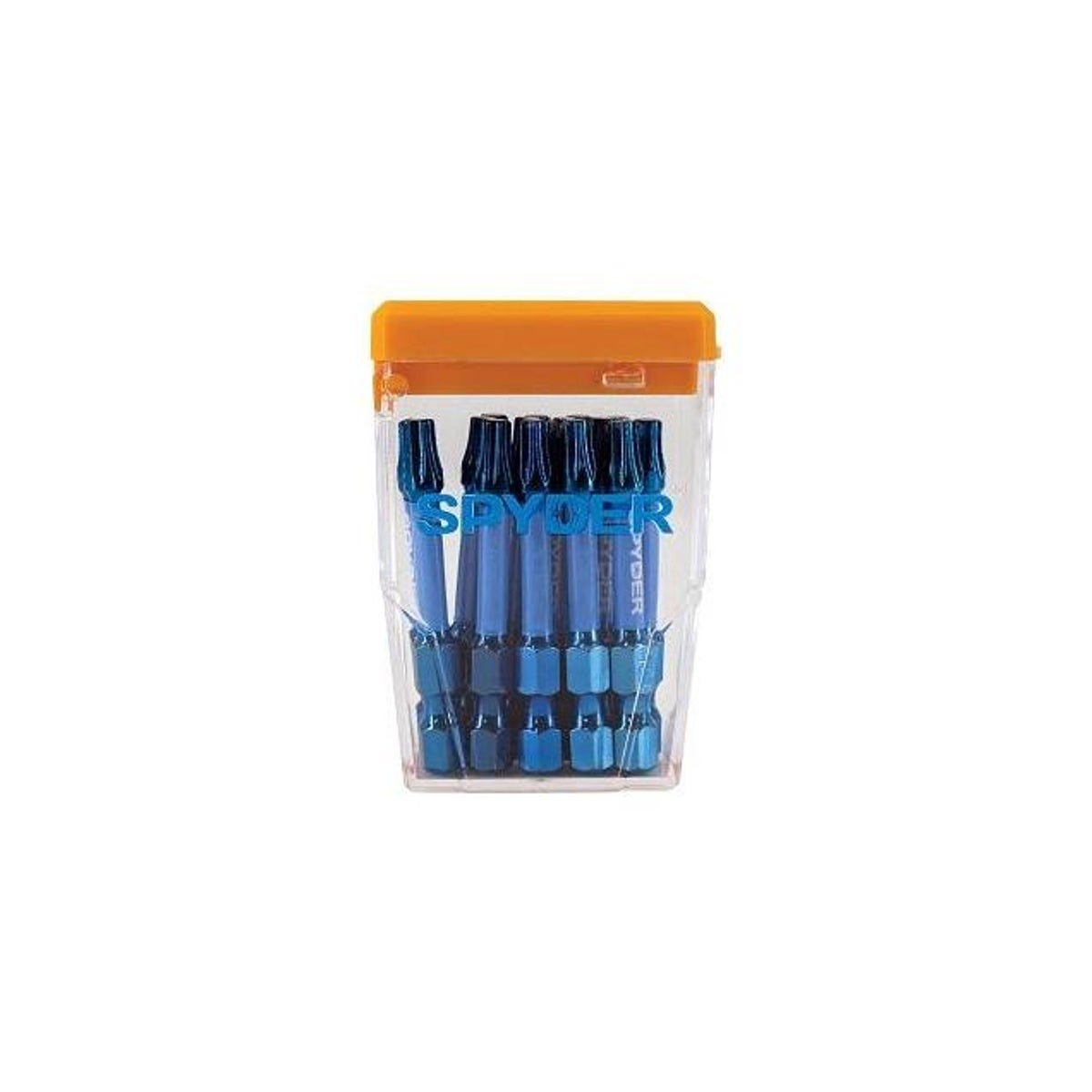 Spyder Mach-Blue 2 In. T25 Torx Impact Screwdriver Bit (15-Pack Case)