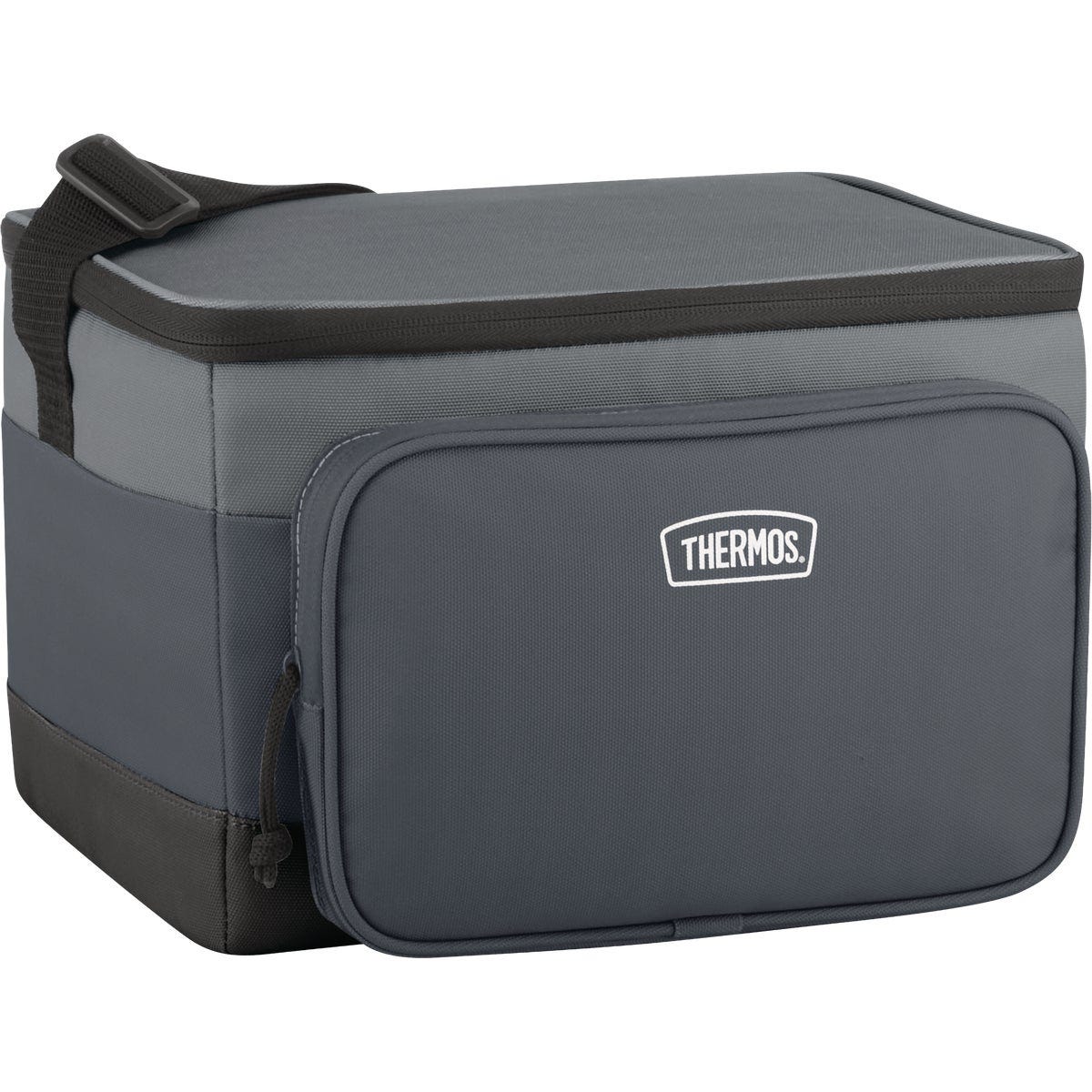 Thermos 12-Can Soft Side Cooler, Charcoal Thermos 12-Can Soft Side Cooler, Charcoal