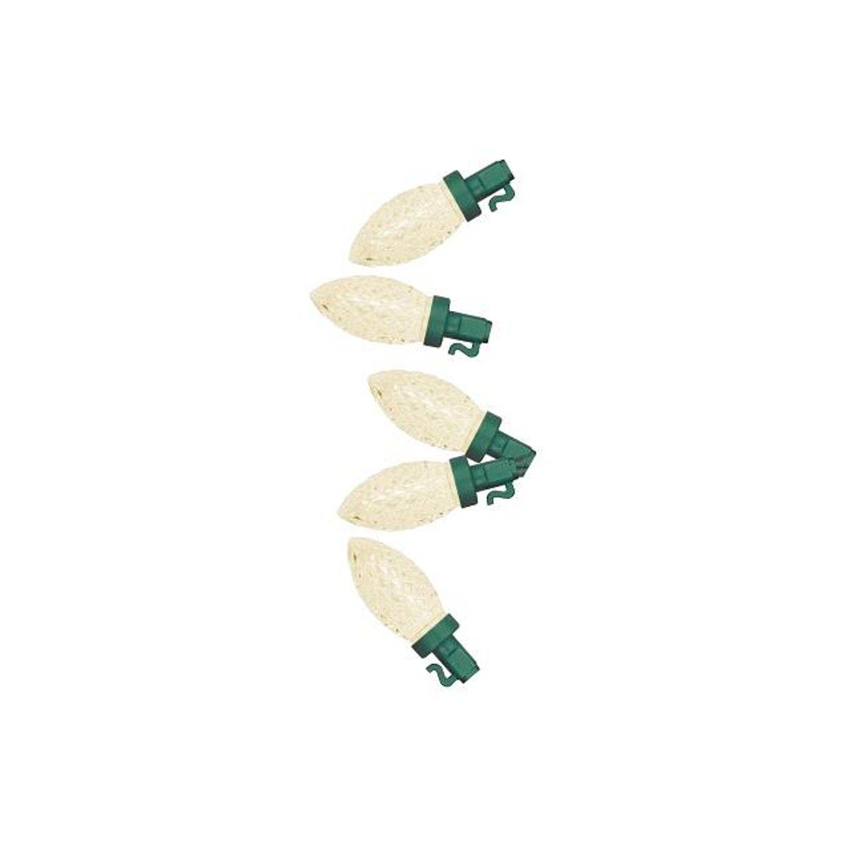 Holiday Wonderland Warm White 100-Bulb C9 Christmas Pro-Series Faceted String Lights Holiday Wonderland Warm White 100-Bulb C9 Christmas Pro-Series Faceted String Lights