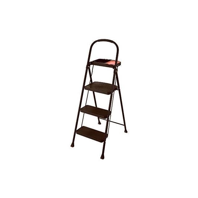 Rubbermaid 3-Step Steel Project Step Stool with Tray Rubbermaid 3-Step Steel Project Step Stool with Tray