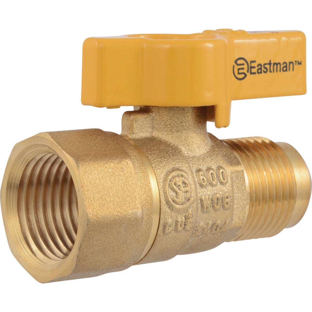 Eastman 1/2 In. OD Male Flare x 1/2 In. FIP Gas Valve Eastman 1/2 In. OD Male Flare x 1/2 In. FIP Gas Valve