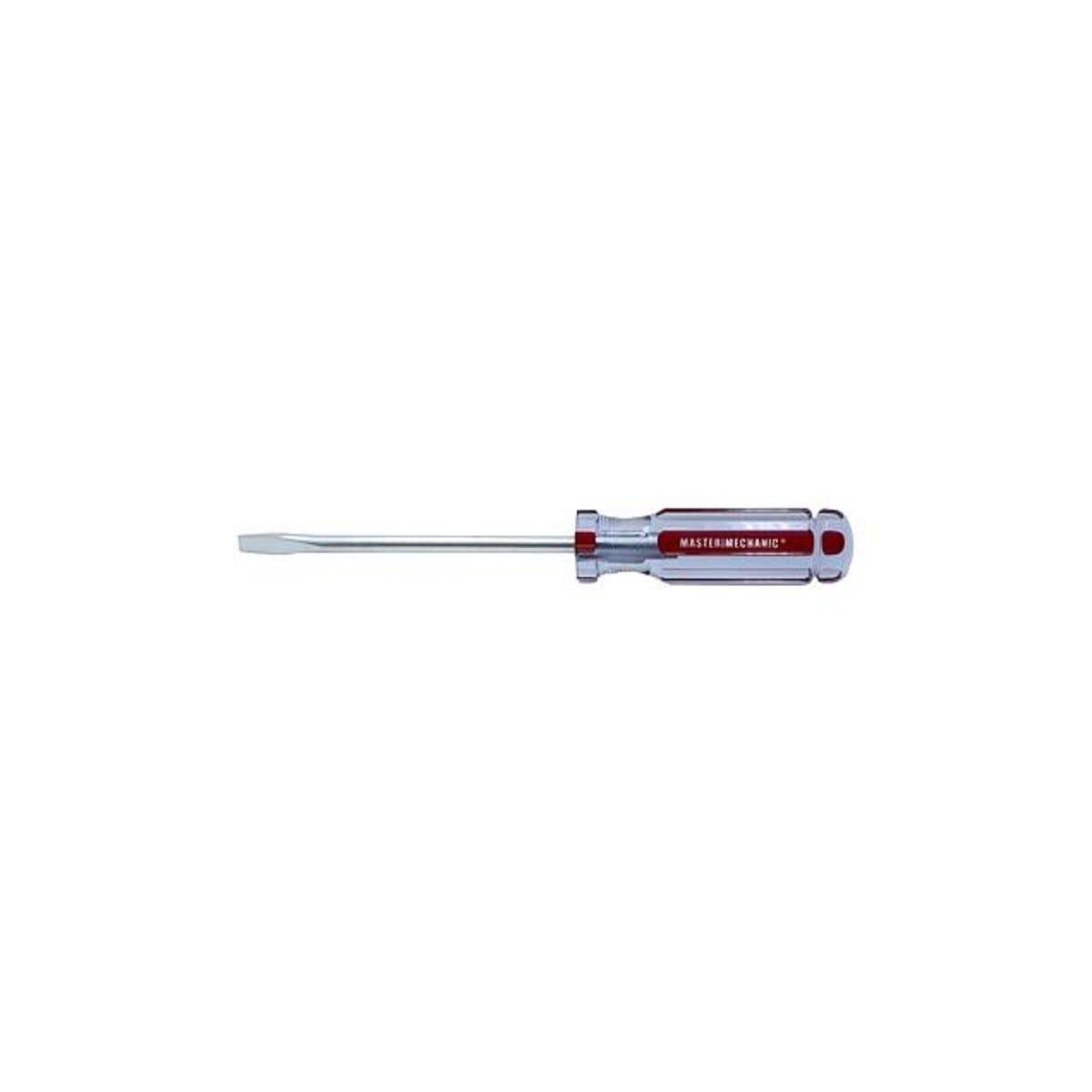 Master Mechanic 5/16 x 6 In. Round Slotted Cabinet Screwdriver